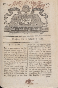 Krakauer Zeitung.1801, Nro. 90 (10 November) + dod.