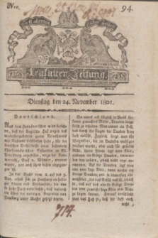 Krakauer Zeitung.1801, Nro. 94 (24 November) + dod.