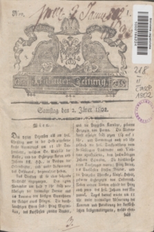 Krakauer Zeitung.1802, Nro. 1 (2 Jäner) + dod.
