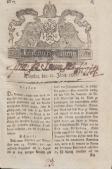 Krakauer Zeitung.1802, Nro. 4 (12 Jäner) + dod.