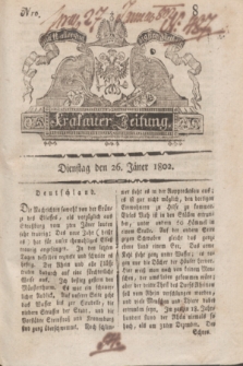 Krakauer Zeitung.1802, Nro. 8 (26 Jäner) + dod.