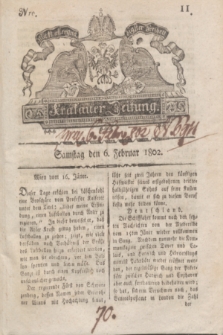 Krakauer Zeitung.1802, Nro. 11 (6 Februar) + dod.