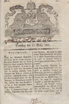 Krakauer Zeitung.1802, Nro. 25 (27 März) + dod.