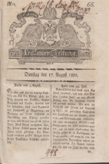 Krakauer Zeitung.1802, Nro. 66 (17 August) + dod.