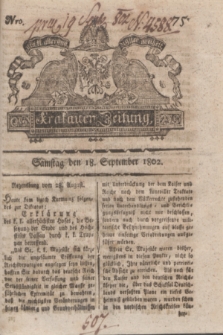 Krakauer Zeitung.1802, Nro. 75 (18 September) + dod.