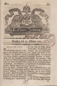 Krakauer Zeitung.1802, Nro. 87 (30 Oktober) + dod.