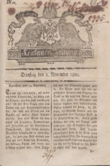 Krakauer Zeitung.1802, Nro. 88 (2 November) + dod.