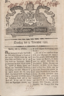 Krakauer Zeitung.1802, Nro. 90 (9 November) + dod.