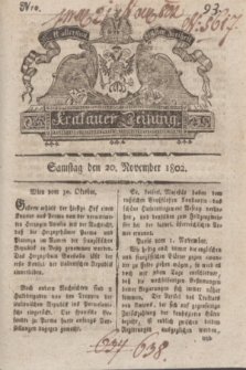 Krakauer Zeitung.1802, Nro. 93 (20 November) + dod.