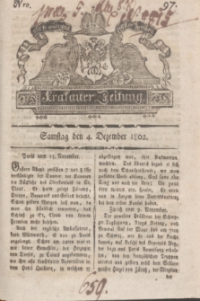 Krakauer Zeitung.1802, Nro. 97 (4 Dezember) + dod.