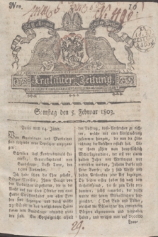 Krakauer Zeitung.1803, Nro. 10 (5 Februar) + dod.