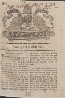 Krakauer Zeitung.1803, Nro. 18 (5 März) + dod.