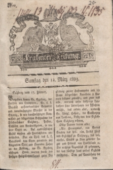 Krakauer Zeitung.1803, Nro. 20 (12 März) + dod.