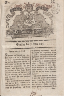 Krakauer Zeitung.1803, Nro. 36 (7 Mai) + dod.