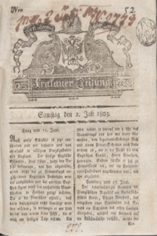 Krakauer Zeitung.1803, Nro. 52 (2 Juli) + dod.