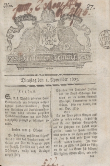 Krakauer Zeitung.1803, Nro. 87 (1 November) + dod.