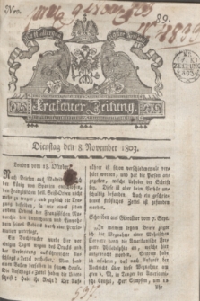 Krakauer Zeitung.1803, Nro. 89 (8 November) + dod.