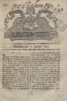 Krakauer Zeitung.1804, Nro. 5 (17 Januar) + dod.