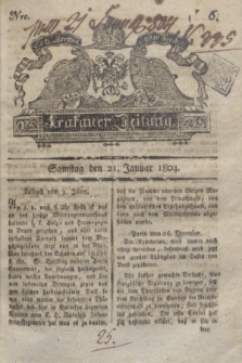 Krakauer Zeitung.1804, Nro. 6 (21 Januar) + dod.