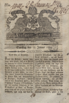 Krakauer Zeitung.1804, Nro. 8 (28 Januar) + dod.