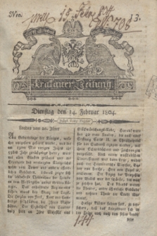 Krakauer Zeitung.1804, Nro. 13 (14 Februar) + dod.