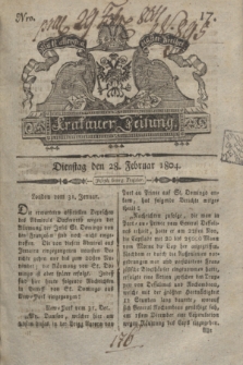 Krakauer Zeitung.1804, Nro. 17 (28 Februar) + dod.