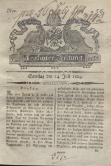 Krakauer Zeitung.1804, Nro. 56 (14 Juli) + dod.