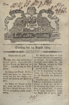 Krakauer Zeitung.1804, Nro. 65 (14 August) + dod.