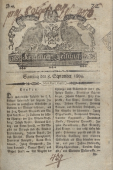 Krakauer Zeitung.1804, Nro. 72 (8 September) + dod.