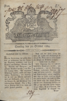 Krakauer Zeitung.1804, Nro. 87 (30 Oktober) + dod.