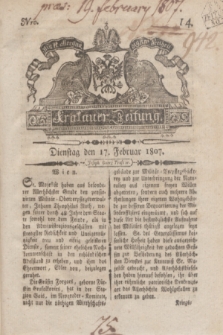 Krakauer Zeitung.1807, Nro. 14 (17 Februar) + dod.
