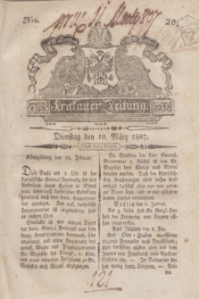 Krakauer Zeitung.1807, Nro. 20 (10 März) + dod.