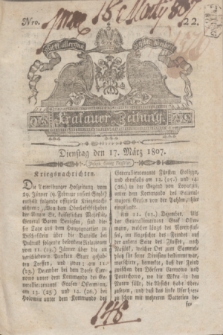 Krakauer Zeitung.1807, Nro. 22 (17 März) + dod.