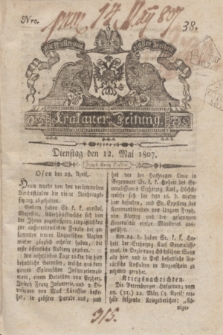 Krakauer Zeitung.1807, Nro. 38 (12 Mai) + dod.