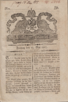 Krakauer Zeitung.1807, Nro. 39 (15 Mai) + dod.