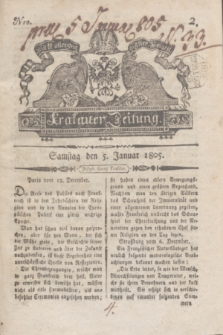 Krakauer Zeitung.1805, Nro. 2 (5 Januar) + dod.
