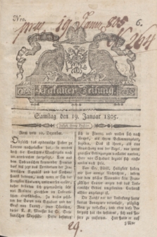 Krakauer Zeitung.1805, Nro. 6 (19 Januar) + dod.