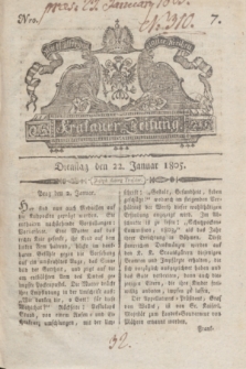 Krakauer Zeitung.1805, Nro. 7 (22 Januar) + dod.