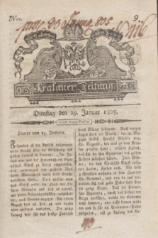 Krakauer Zeitung.1805, Nro. 9 (29 Januar) + dod.