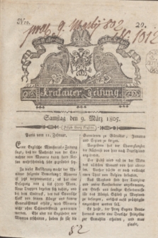 Krakauer Zeitung.1805, Nro. 20 (9 März) + dod.