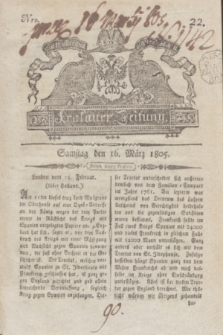 Krakauer Zeitung.1805, Nro. 22 (16 März) + dod.