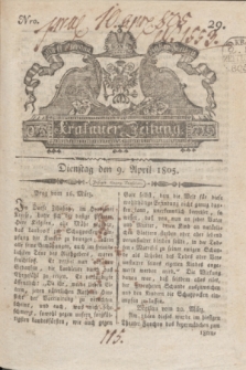 Krakauer Zeitung.1805, Nro. 29 (9 April) + dod.