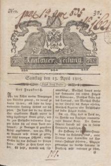 Krakauer Zeitung.1805, Nro. 30 (13 April) + dod.