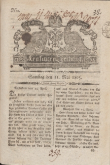 Krakauer Zeitung.1805, Nro. 38 (11 Mai) + dod.