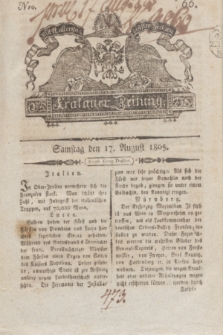 Krakauer Zeitung.1805, Nro. 66 (17 August) + dod.