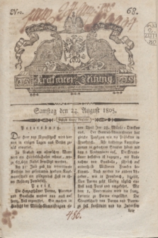 Krakauer Zeitung.1805, Nro. 68 (24 August) + dod.