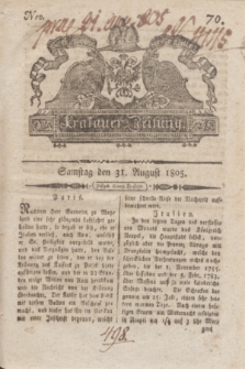 Krakauer Zeitung.1805, Nro. 70 (31 August) + dod.