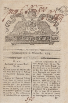 Krakauer Zeitung.1805, Nro. 89 (5 November) + dod.
