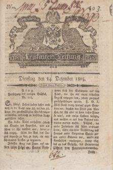 Krakauer Zeitung.1805, Nro. 103 (24 Dezember)