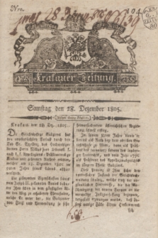Krakauer Zeitung.1805, Nro. 104 (28 Dezember) + dod.